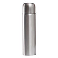 Stainless Steel Thermal Bottle for Hot and Cold Drinks Travel Coffee Mug with Cup Water Flask Vacuum Insulated Tumbler 17 oz/500ml （Silver）