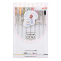 Mitsubishi Pencil UMNS38FC8C Gel Ballpoint Pen Uni-Ball One 0.38 Fica Color Set of 8 Colors