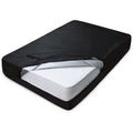 SPRINGSPIRIT Waterproof Mattress Bag Queen Size, Mattress Bag for Moving & Storage with Zipper Closure, Mattress Moving Bag Reusable Heavy Duty, Black