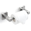 HITSLAM Brushed Nickel Toilet Paper Holder, SUS304 Stainless Steel Toilet Paper Roll Holder Wall Mounted, Double Post Pivoting Square Bathroom Tissue Holder Use for Washroom Kitchen