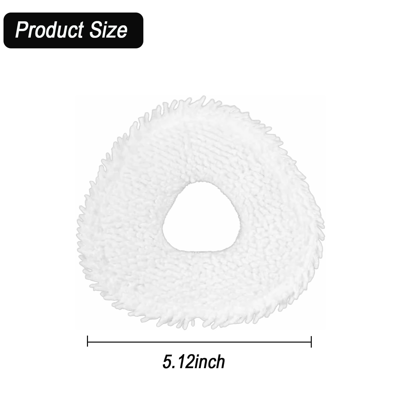 Frexusuent 6 Pcs Replacement Mop Pads for Narwal Freo X Ultra, Z10, Z Ultra Vacuum Cleaner, Freo Z10 Mop Pad Accessories