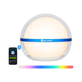 OLIGHT Sphere Portable LED Light, Rechargeable 360-degree Light-Emitting Ambient Lighting with APP Control, 75 Lumens RGB Color Dimmable Camping Light with Magnetic Base for EDC, Outdoor