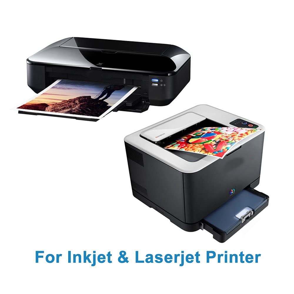 Uinkit 120 Sheets Presentation Paper Matte 8.5x11 Inkjet 49lb 180gsm Single Side Printable Photo for All Dye Ink Inkjet Printers