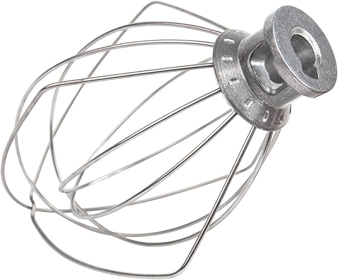 KITCHPOWER K45WW Wire Whip Attachment for Tilt-Head Stand Mixer, Stainless Steel Egg Cream Stirrer, Flour Cake Balloon Whisk