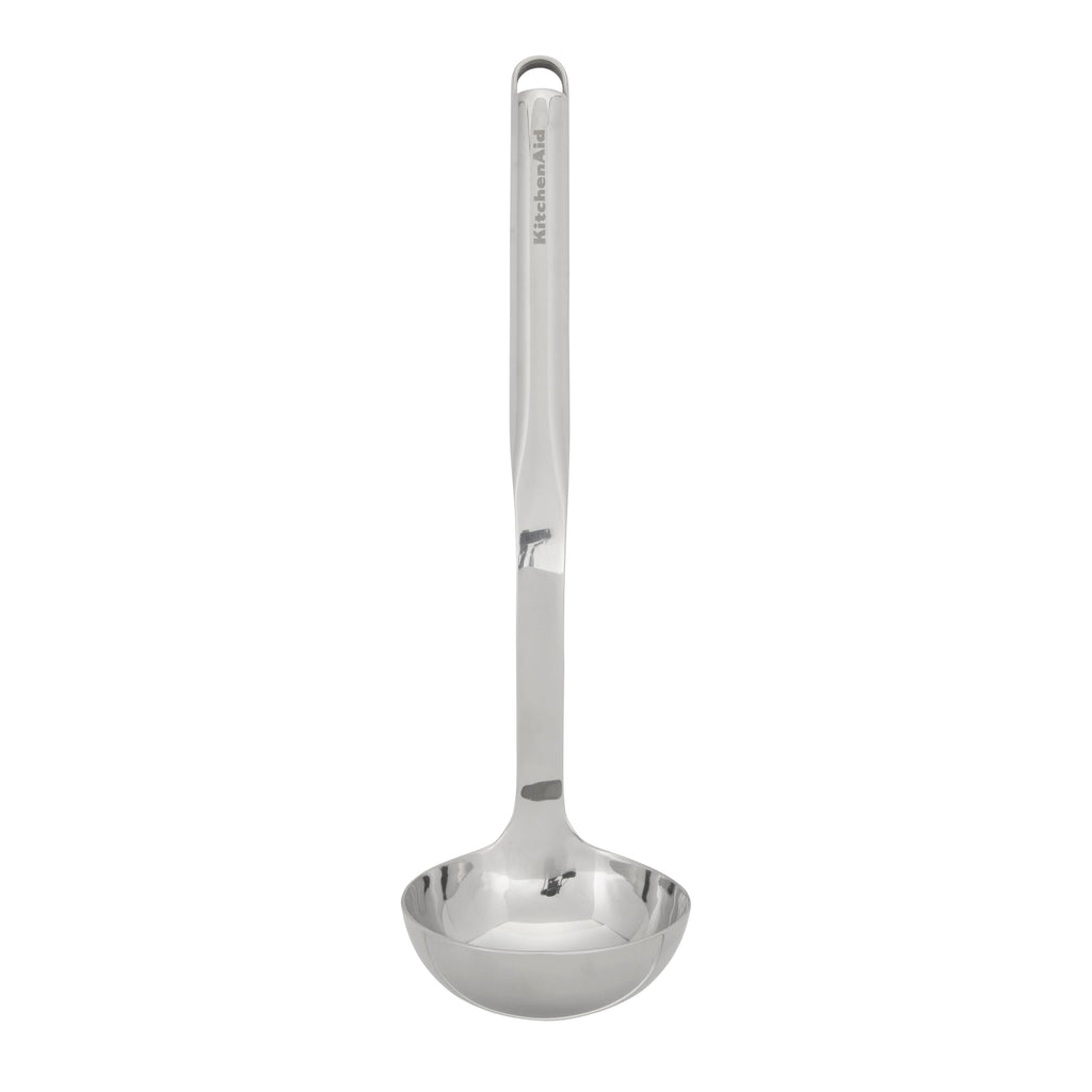 KitchenAid - Premium Ladle, Heat Resistant, Stainless Steel, Perfect for Serving Soups, Sauces and Stews