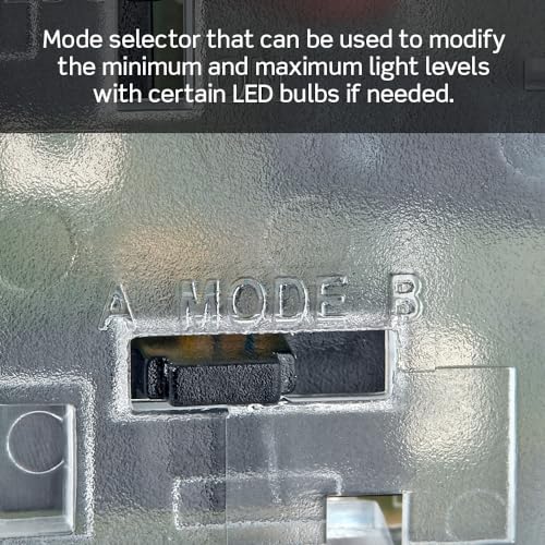 Leviton Decora Dimmer with Slide Bar and Rocker Switch, 15 Amp, DSL06-1LZ, White