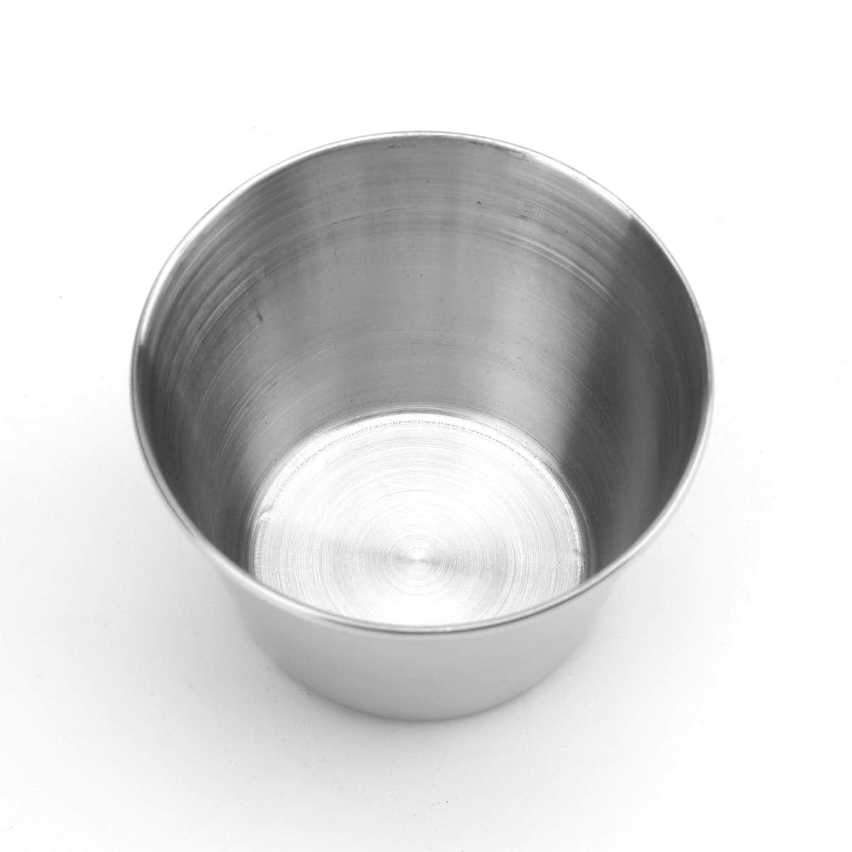 Bekith 20 Pack 2.5 oz Stainless Steel Sauce Cups, Ramekin Dipping Sauce Cup, Individual Condiment Cups, Commercial Grade Portion Cups for Any Sauce-dipping