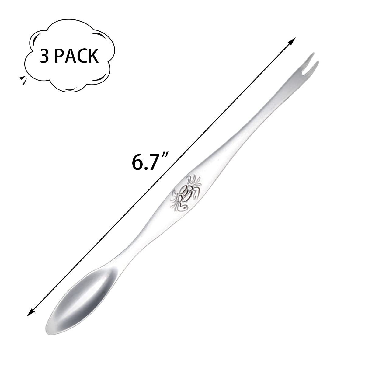 BLBYHO Seafood Tool Set, Crab Lobster Seafood Scissors, Crab Leg Scissors 3 Pack with Crab Leg Forks 3 Pack