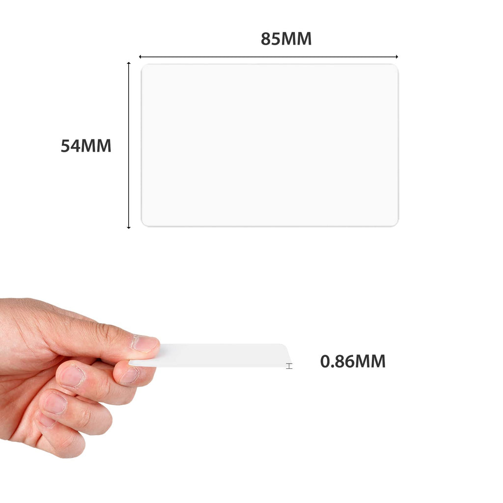 RFID Cards for Time Clock TC1 TC2 MB1 MB2 - Thin RFID Proximity Employee Badges for HapAttend H1 H2 H3 Time Clocks Small Business (10 Pack)