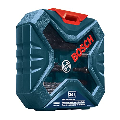 BOSCH MS4034 Drilling and Driving Set (34-Piece), Black