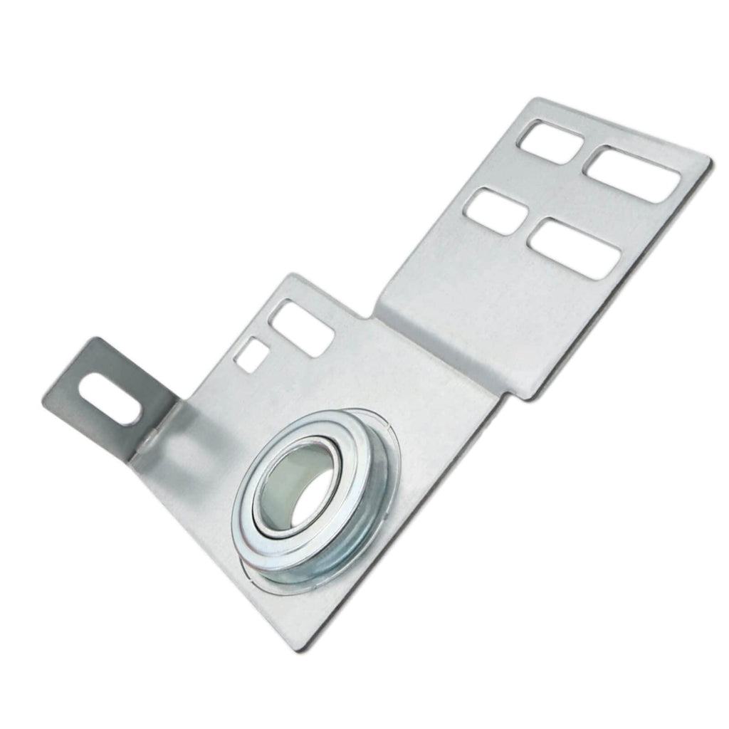 End Bearing Plates Brackets, Garage Door Parts Torsion Spring Residential Bracket with Bearings 3 3/8 Inch, for 2" Track Wood or Steel Doors (Pair)