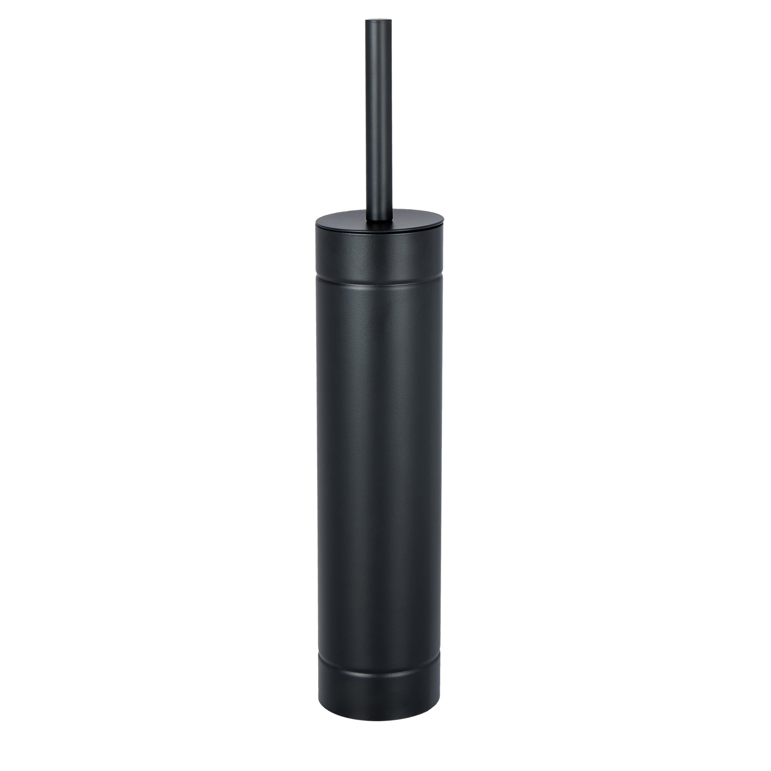 Bath Bliss Slender Toilet Brush with Weighted Base in Black