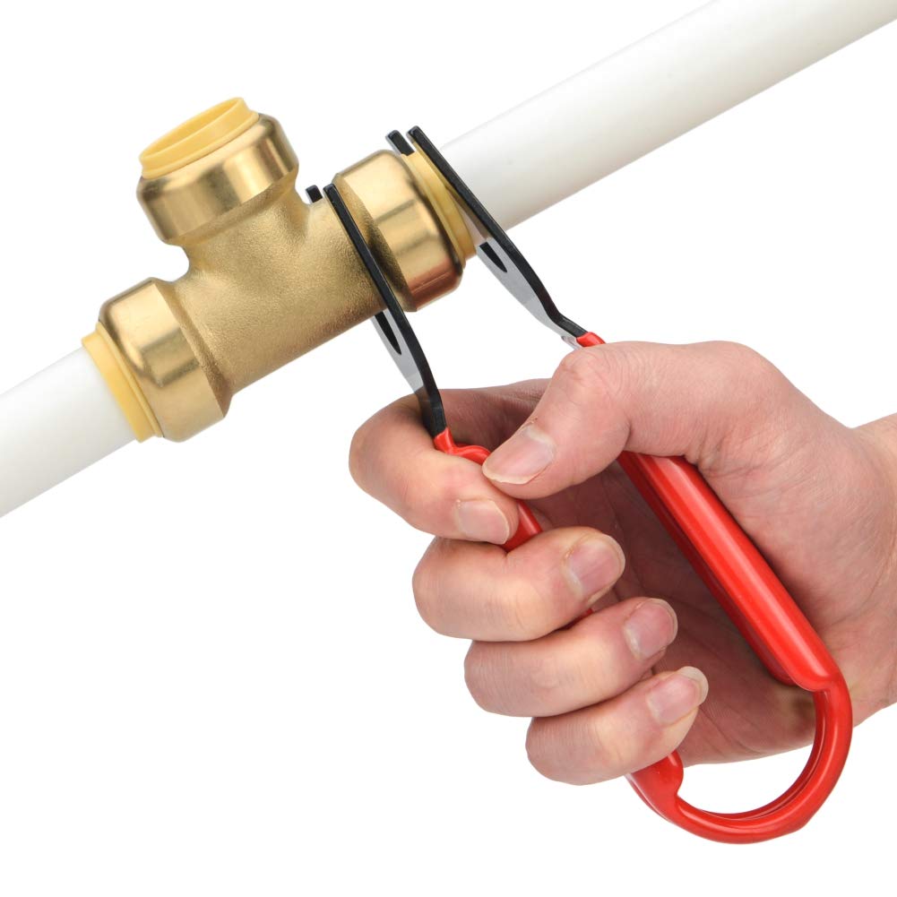 iCrimp CRQ01 Disconnect Tong Sized 1/2 inch, 3/4 inch, 1 inch, Removal Tool Used for Demount Brass Push Fit, Push-to-Connect Fittings
