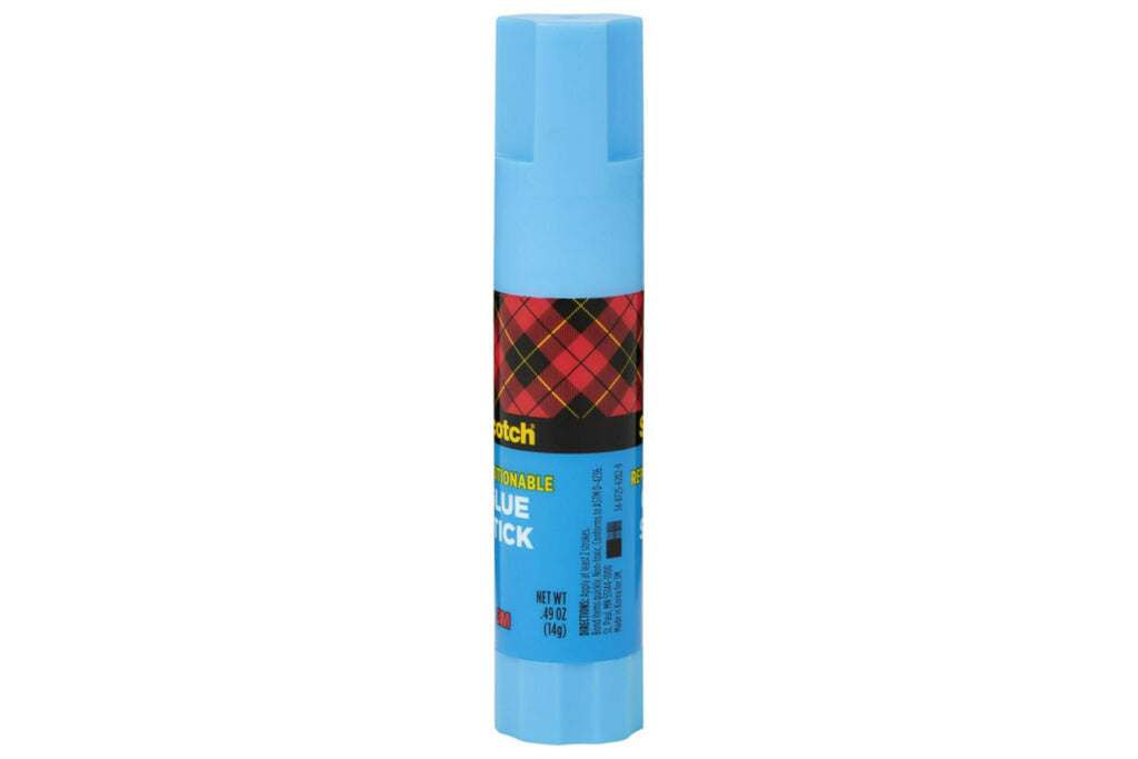 Removable Restickable Glue Stick, .49oz, Repositionable Stick (4-PACK)