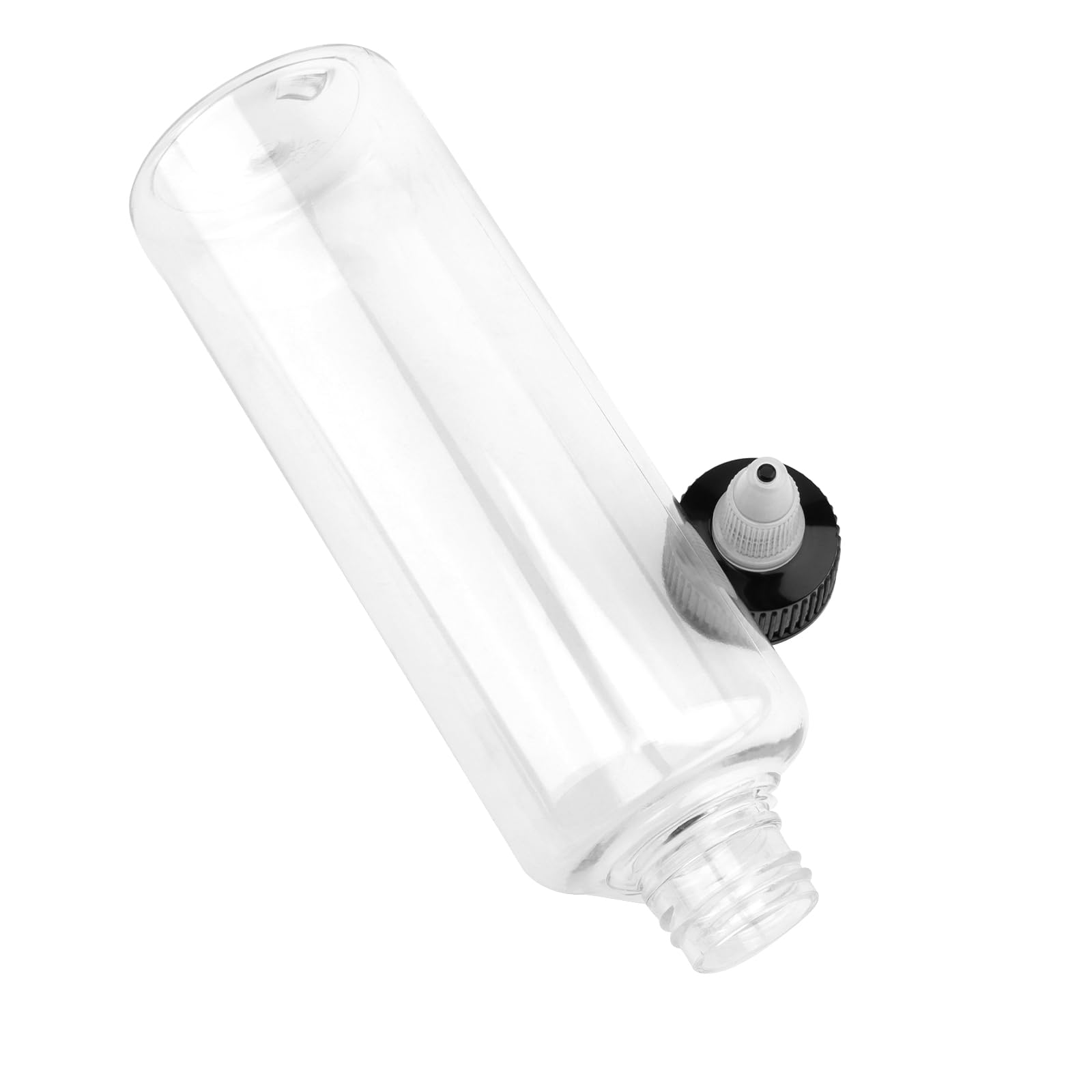 MAHIONG 30 PCS 8 oz Plastic Squeeze Bottles, Round Dispensing Bottles with Twist Top Cap and Funnel for Crafts, Kitchen, Household, Clear