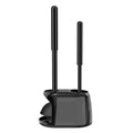 SetSail Toilet Brush and Plunger Set, Toilet Plungers for Bathroom Heavy Duty Toilet Bowl Brush and Holder Hidden Toilet Plunger and Brush Set for Deeply Cleaning - Black