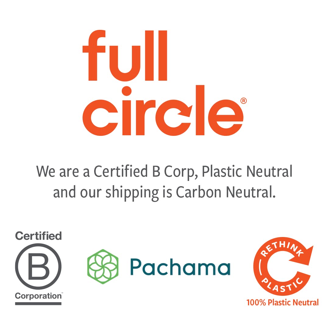Full Circle Tough Sheets Reusable Plant-Based Paper Towels – Super-Absorbent, Bamboo Towels - Multi-Use Cleaning Products - 30 Sheet Roll