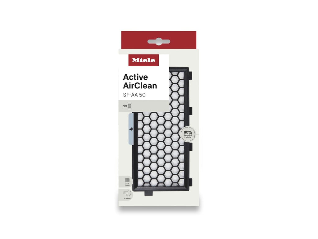 Miele Original Active AirClean Filter SF-AA 50 for Miele Complete C2, Complete C3, Compact C1, and Compact C2 vacuum cleaners
