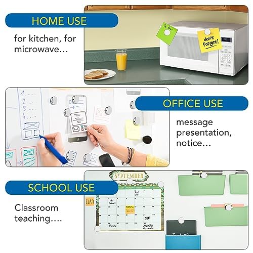 DIYMAG 100Pcs Refrigerator Magnets, Small Round Disc Magnets for Crafts, Premium Brushed Nickel Tiny Fridge Magnet, Office Magnets, and Whiteboard Magnet