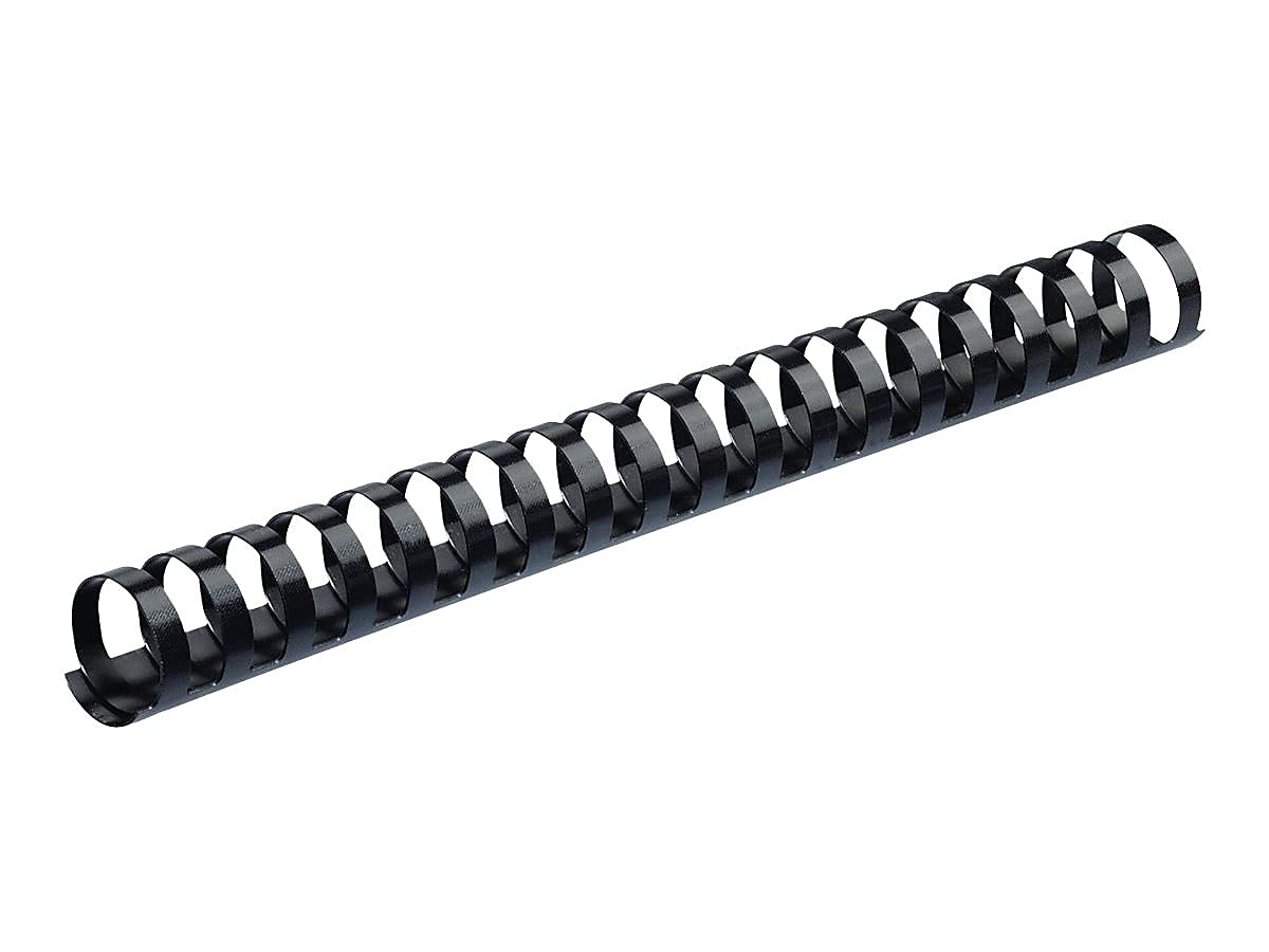 Fellowes Plastic Comb Bindings, 0.75-Inch, 150 Sheet Capacity, 100-Pack, Black (52367)