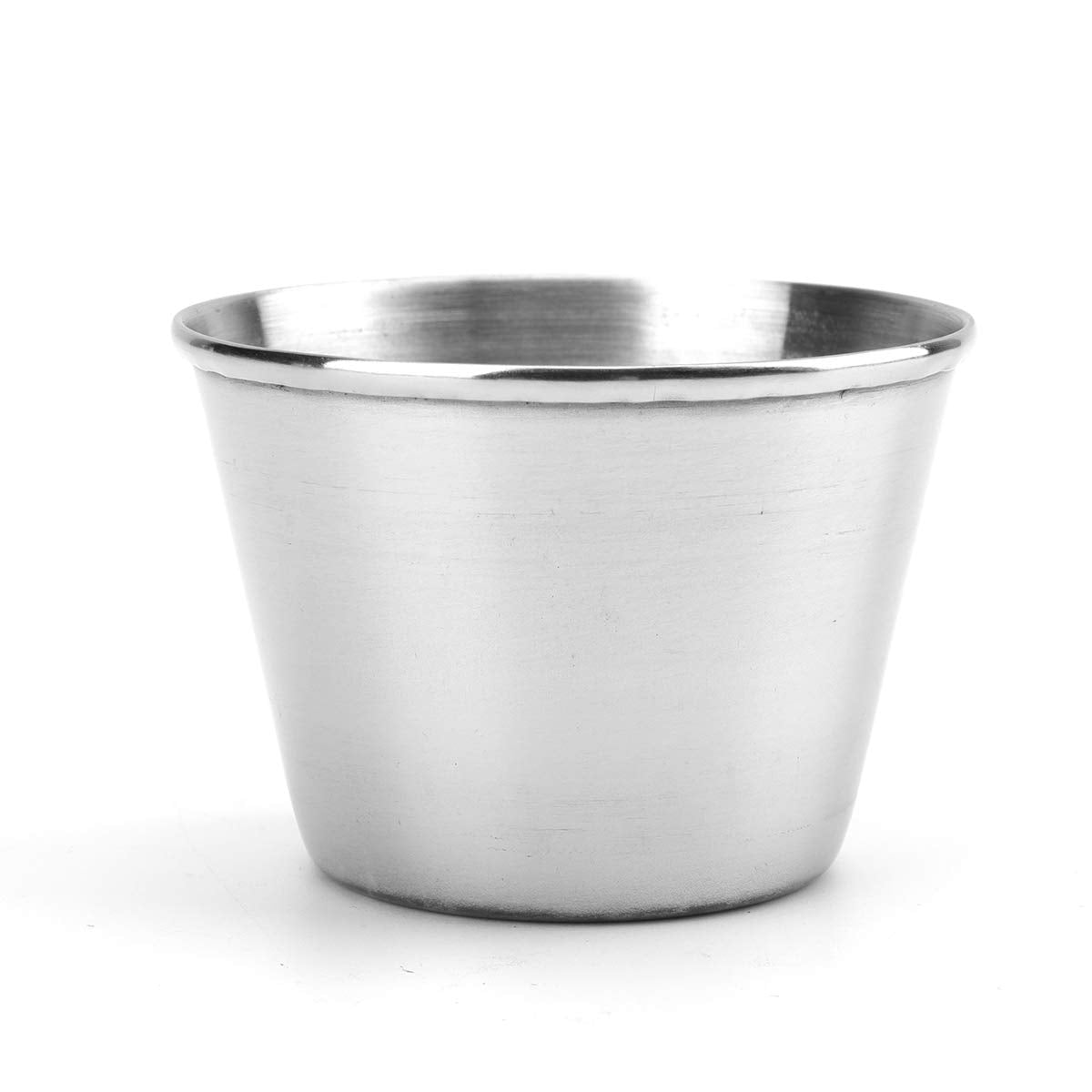 Bekith 20 Pack 2.5 oz Stainless Steel Sauce Cups, Ramekin Dipping Sauce Cup, Individual Condiment Cups, Commercial Grade Portion Cups for Any Sauce-dipping