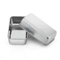 P&P CHEF Loaf Pan Set, 9-inch Bread Pans, Stainless Steel Loaf Toast Baking Pans for Bread Meatloaf Lasagna Cake, Healthy & Non Toxic, Oven & Dishwasher Safe, (Silver, 2Pcs)