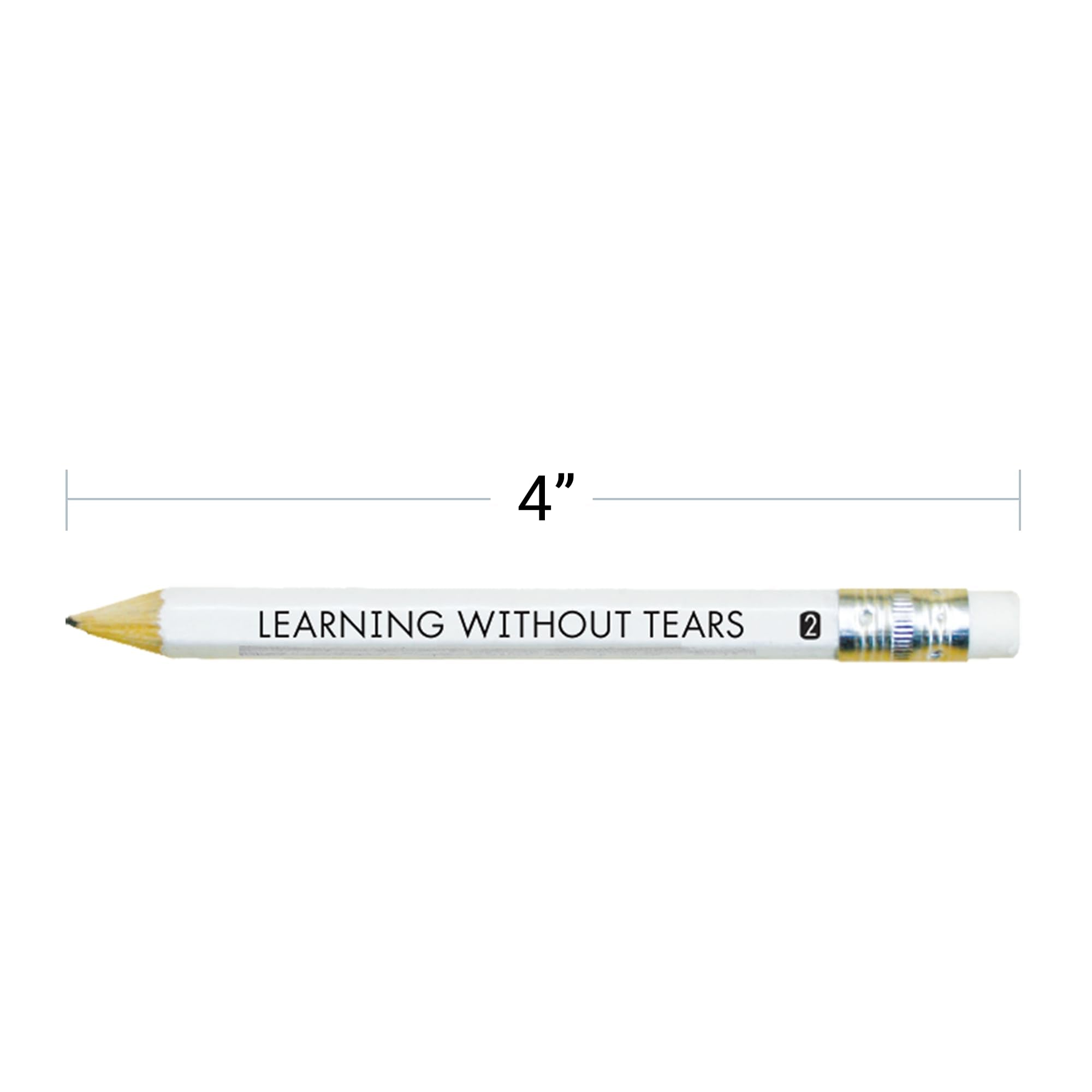 Handwriting Without Tears Learning Without Tears Pencils for Little Hands, Age 5+, Kindergarten, 144#2 Graphite Pencils, Mini Pencils, Bulk School Supplies, Tutoring, Writing