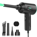 Meudeen Air Duster - Compressed Air - 5.74 oz High Power Cleaning for Computer - PC - 2 Gear Air Blower (Green)