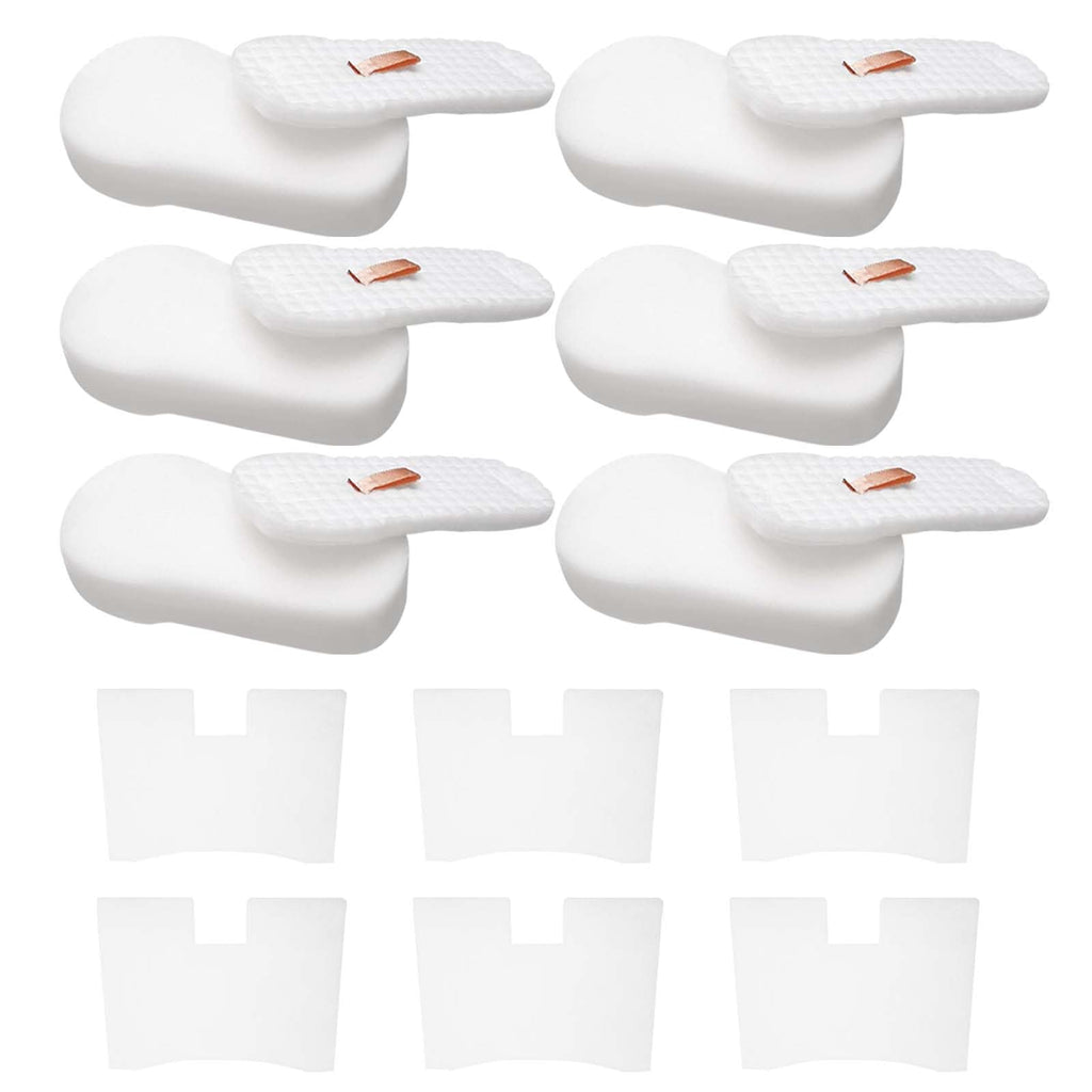 HZ2002 Filter for Shark HZ752 HZ2000 HZ251 HZ600 HZ600C HZ602 UV580 HZ700 HZ702 HZ251 HS152AMZ Vertex UltraLight DuoClean PowerFins Cable Stick Vacuum - Part XFFF HZZZ20 0 00 XPMFHZ2000 - 6 Pack