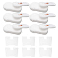 HZ2002 Filter for Shark HZ752 HZ2000 HZ251 HZ600 HZ600C HZ602 UV580 HZ700 HZ702 HZ251 HS152AMZ Vertex UltraLight DuoClean PowerFins Cable Stick Vacuum - Part XFFF HZZZ20 0 00 XPMFHZ2000 - 6 Pack
