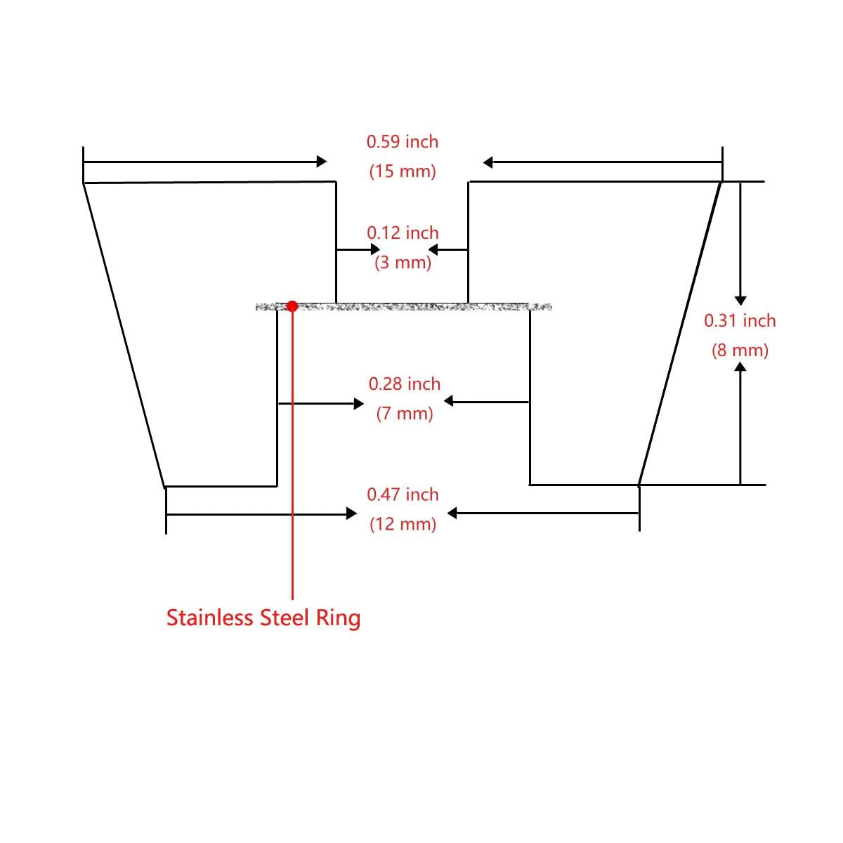 120 Small Round Rubber Feet W/304 Stainless Steel Screws, 0.31 inch H x 0.59 inch D, Soft But Not Slip, Fine Grips for Furniture, Electronics & Appliances! (D15*12*H8mm)