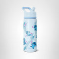 Simple Modern Disney Stitch Water Bottle with Straw Lid | Reusable Insulated Stainless Steel Cup for Girls, School | Summit Collection | 18oz, Tropical Stitch