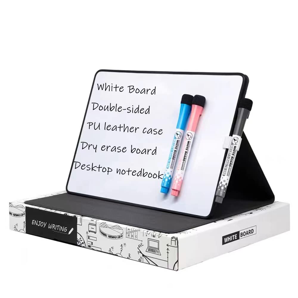 Small Dry Erase WhiteBoard Portable A4 Magnetic White Board Desktop Mini Drawing Notice Boards for Kid Student Writing & Drawing, School, Classroom, Home Use