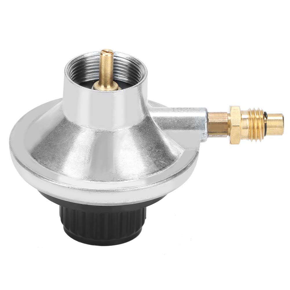 Camping Table Grill Regulator, Adjustable Pressure Regulator 1 Inch 20UNF, High-Flow BBQ Grill Control Valve for Outdoor Cooking, Portable Grilling, Campsite and RV Use