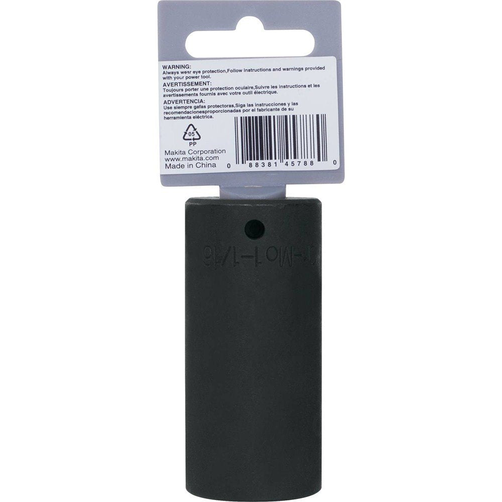 Makita A-96344 1-1/16" Deep Well Impact Socket with 1/2" Drive