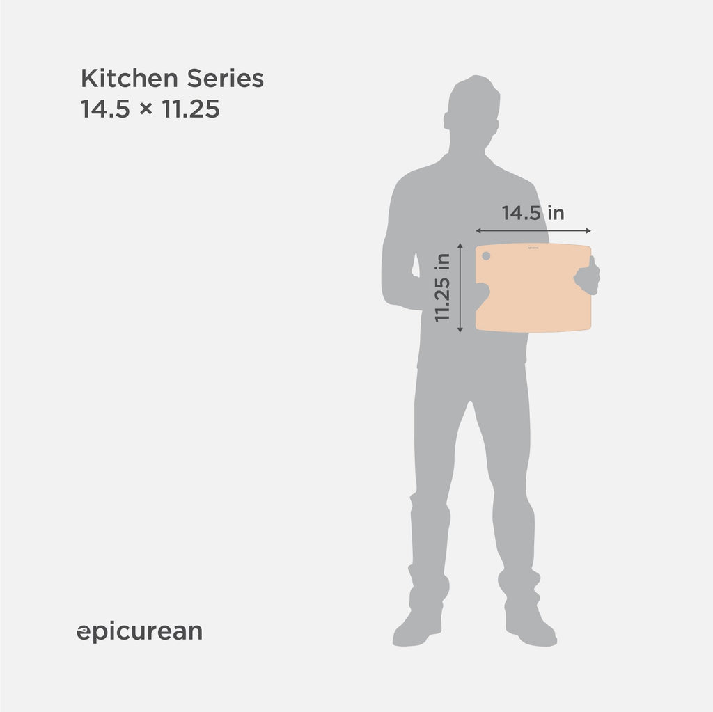Epicurean Kitchen Series Cutting Board, 14.5 by 11.25-Inch, Natural