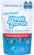 Simpli Starch® Dry Mix Makes Super Concentrated Liquid Starch For Laundry. Ideal Refill For Non-Aerosol Spray Bottles & Travel, Perfect For Crafts - Pack- 8oz (1)