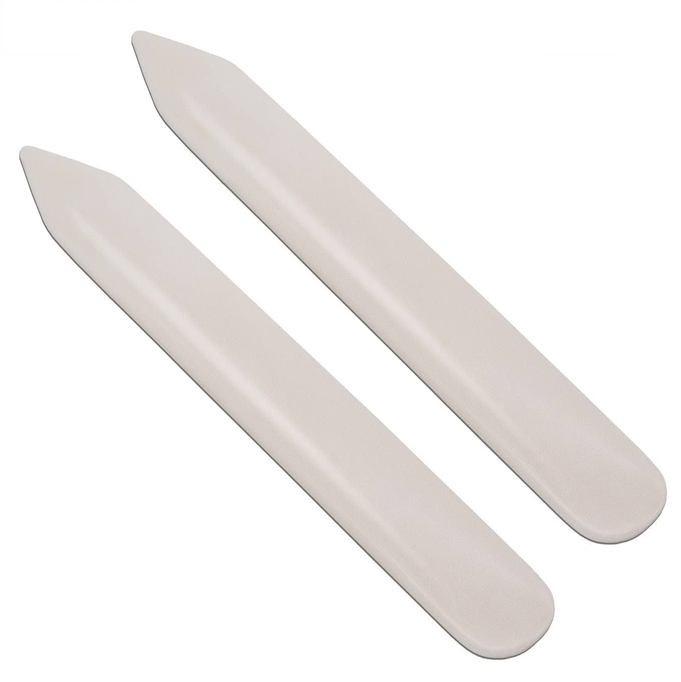 DEEDYGO 2 PCS Genuine Bone Folder Scoring Folding Creasing Origami Paper Creaser Crafting Scrapbooking Tool for DIY Handmade Leather Burnishing Bookbinding Cards and Paper Crafts (100% Cattle Bone)