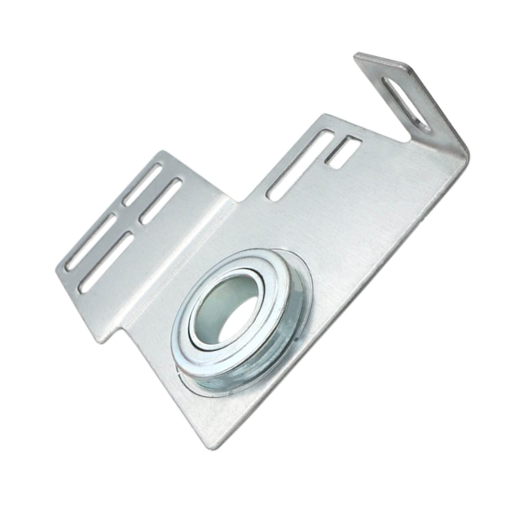 End Bearing Plates Brackets, Garage Door Parts Torsion Spring Residential Bracket with Bearings 3 3/8 Inch, for 2" Track Wood or Steel Doors (Pair)