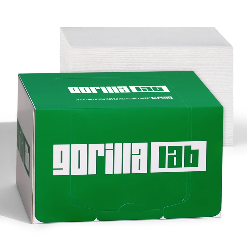 Gorilla Lab Color Absorbing Monster Sheets for Laundry 100 Count, Heavy-duty Ultimate Strength Extra Thick Mega Size Trapping Sheets, Bleeding Stop XL Color Guard