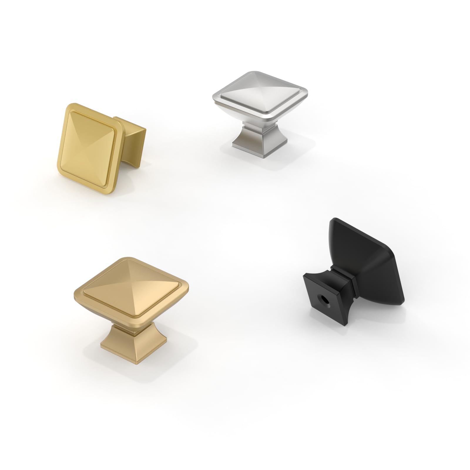 Talentedeco 10 Pack Brushed Satin Nickel Kitchen Cabinet Knobs Cabinet Pulls Drawer Knobs Cabinet Hardware Zinc Knobs for Drawers