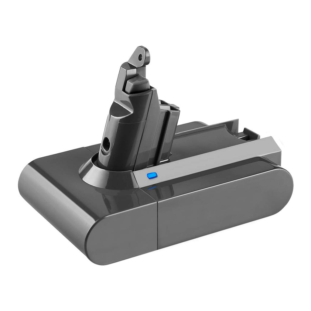 21.6V 5.0Ah Li-ion DC59 Replacement for Dyson V6 Battery, SV04 DC62 DC58 DC59 DC61 595 650 770 880 Animal DC72 DC74 V6 Cordless Handhold Pet Version Compatible with Dyson Battery V6