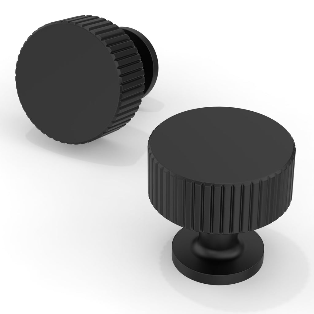 Talentedeco 10 Pack Matte Black Kitchen Cabinet Knobs Cabinet Pulls Drawer Knobs Cabinet Hardware Zinc Knobs for Drawers