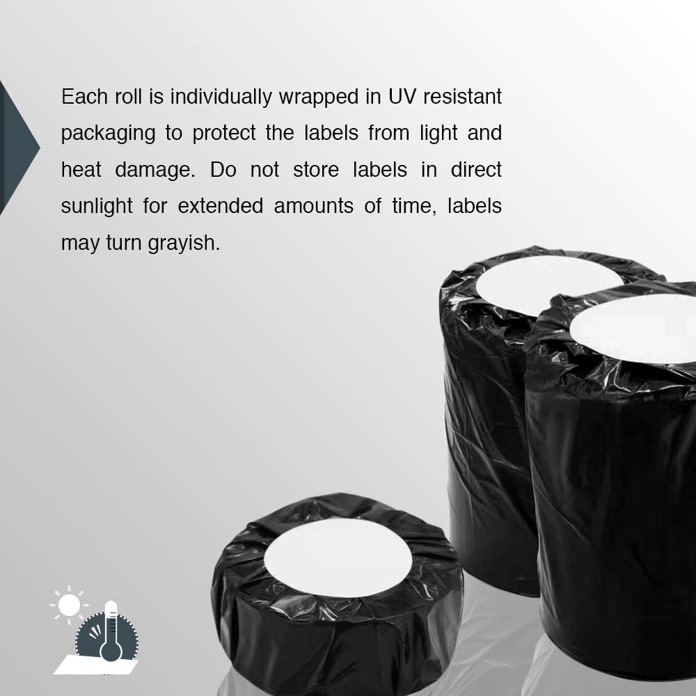 BETCKEY - Compatible DYMO 30333 (1/2" x 1") Extra Small 2-Up Labels - Compatible with DYMO Labelwriter 450, 4XL, NOT FIT 550 & 5XL [16 Rolls/16000 Labels]