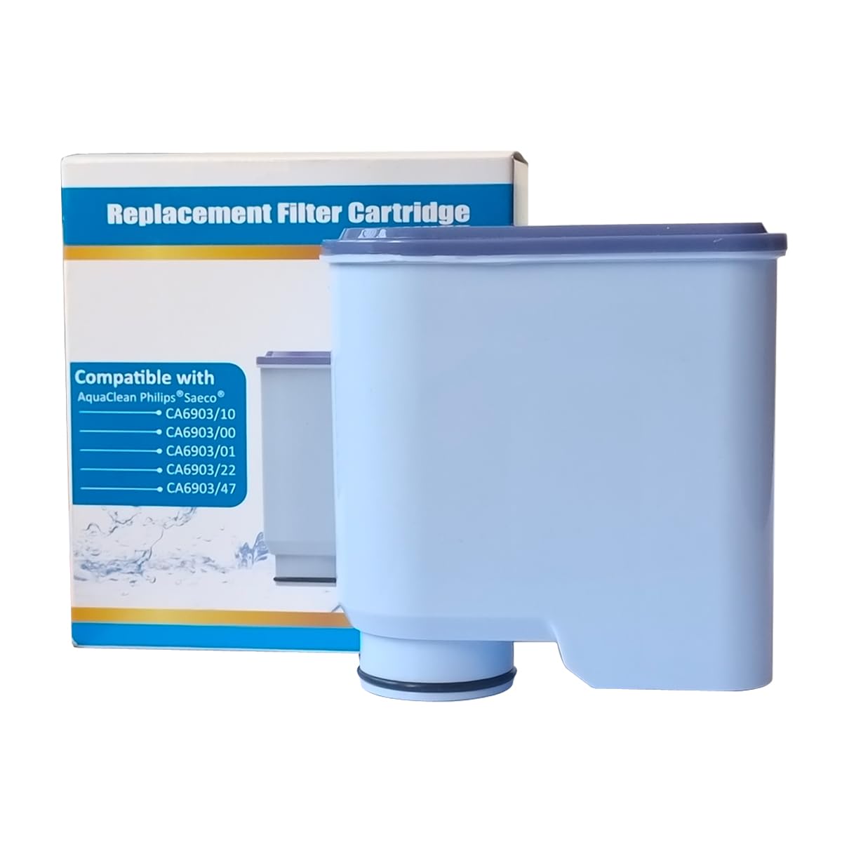 4 Pack Espresso Coffee Water Replacement Filters Compatible with Philips Saeco AquaClean 1200 2200 2300 3100 3300 4000 4400 5500 Series Espresso Machine CA6903 /10/00/01/22/47