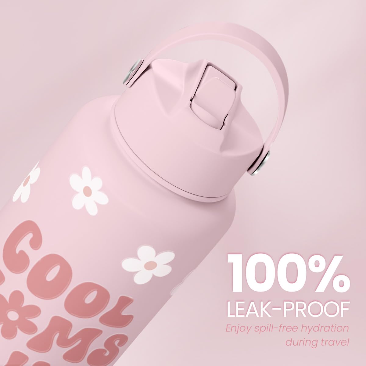 Mom Water Bottle, Cool Moms Club Bottles 32oz Stainless Steel Insulated with Lid, Mom Gifts from Daughter Son, Gifts for Mother's Day Christmas Birthday