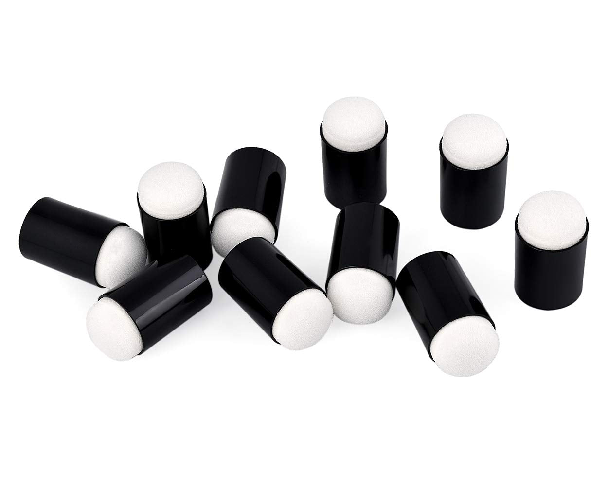 DS. DISTINCTIVE STYLE 40 Pieces Finger Sponge Dauber with Storage Case Craft Daubers for Chalk Ink Painting Card Making