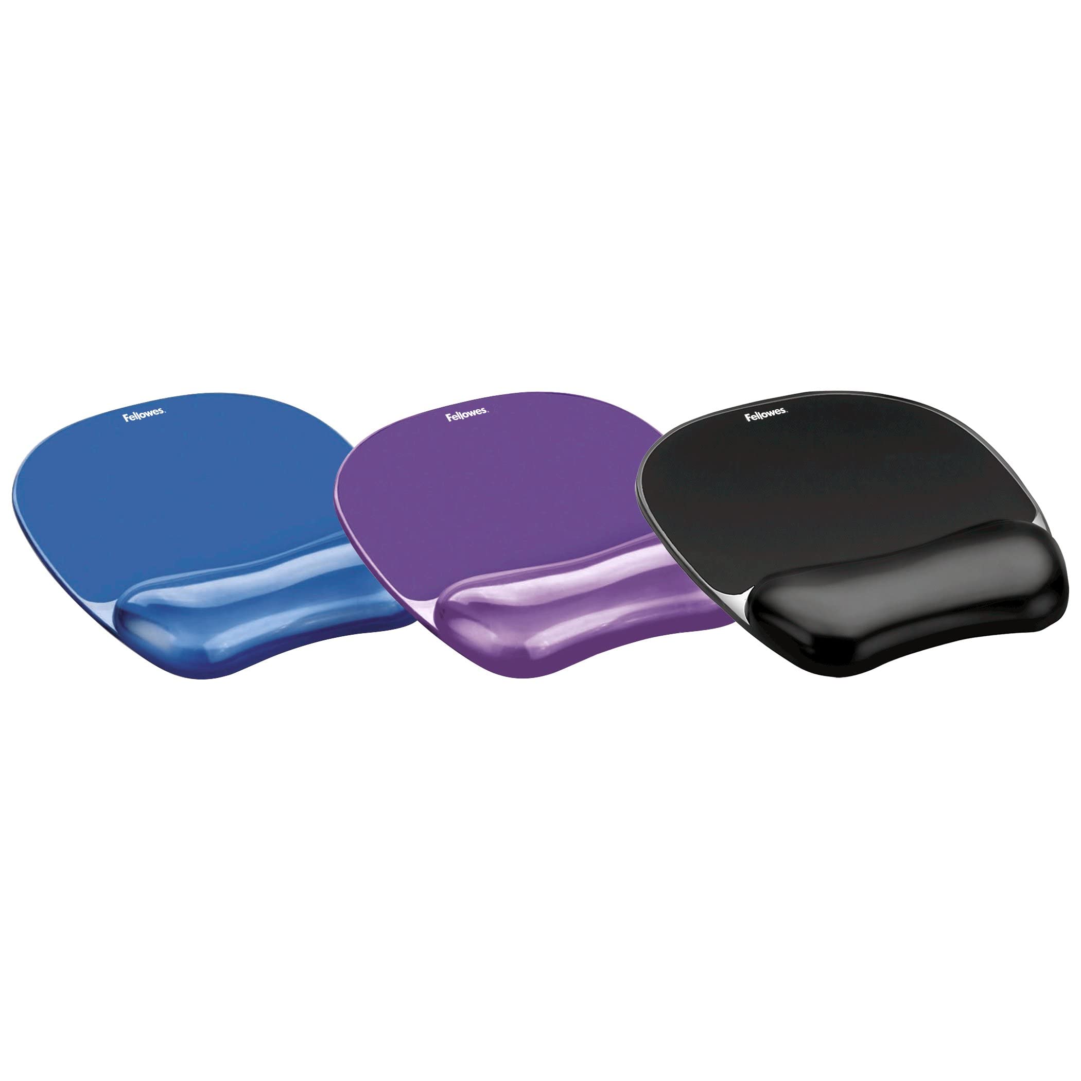 Gel Crystal Transparent Mousepad and Wrist Rest - Purple