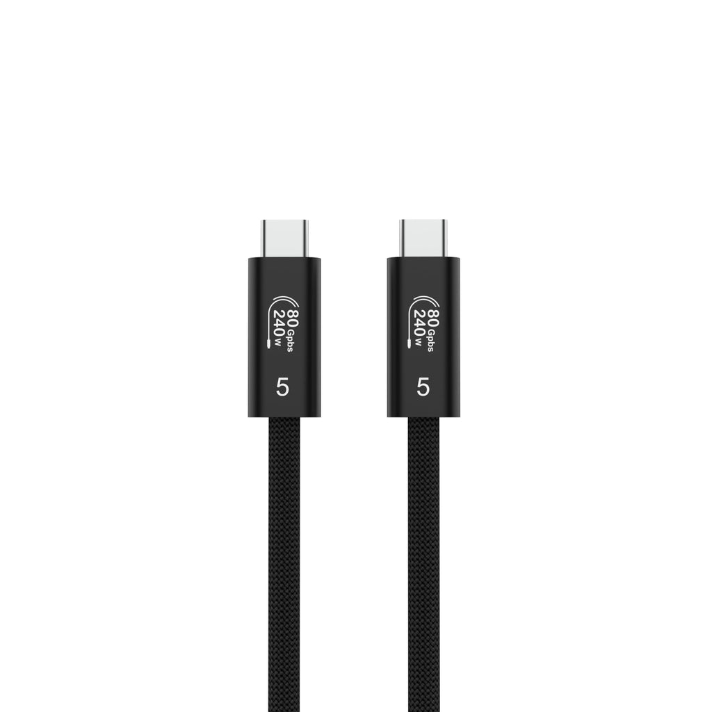 80Gbps compatible with Thunderbolt 5 Cable, Bandwidth up to 120Gbps,16K/Dual 8K display and 240W Charging, 3.3ft USB C to USB C cable Compatible with Thunderbolt 4/5,Iphone 17/16/15,Macbook,Ipad Pro