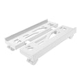 Hovadova Adjustable Mobile CPU Stand, Ventilated Computer Tower Stand with 4 Caster Wheels Fits Most PC Tower, Under Desk CPU Holder PC Floor Cart Computer Riser for Students and Gamers